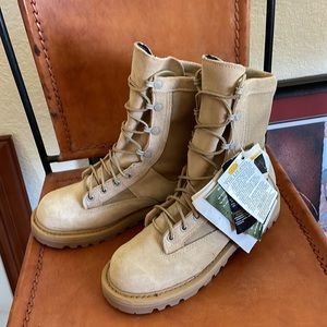 Vibram Tan Combat & Moto Boots